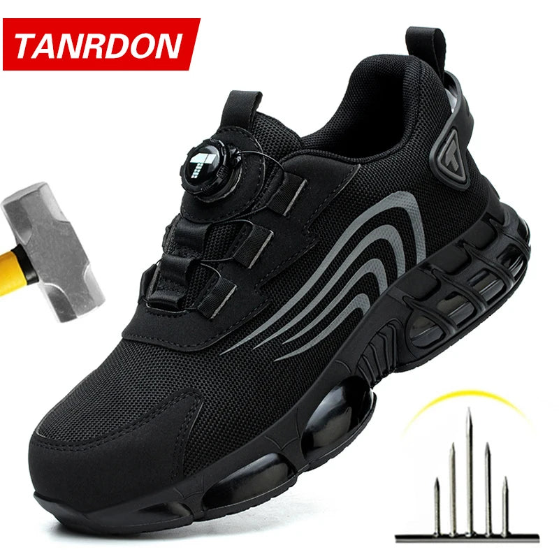 Chaussures de Sécurité Bouton Rotatif — Nouvelle Génération Protection