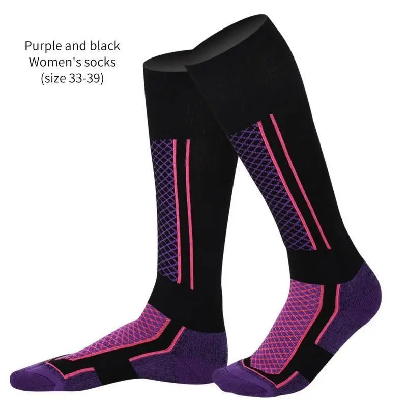Chaussettes de Ski Hiver Thermiques — Randonnée & Sport pour Homme, Femme, Enfant