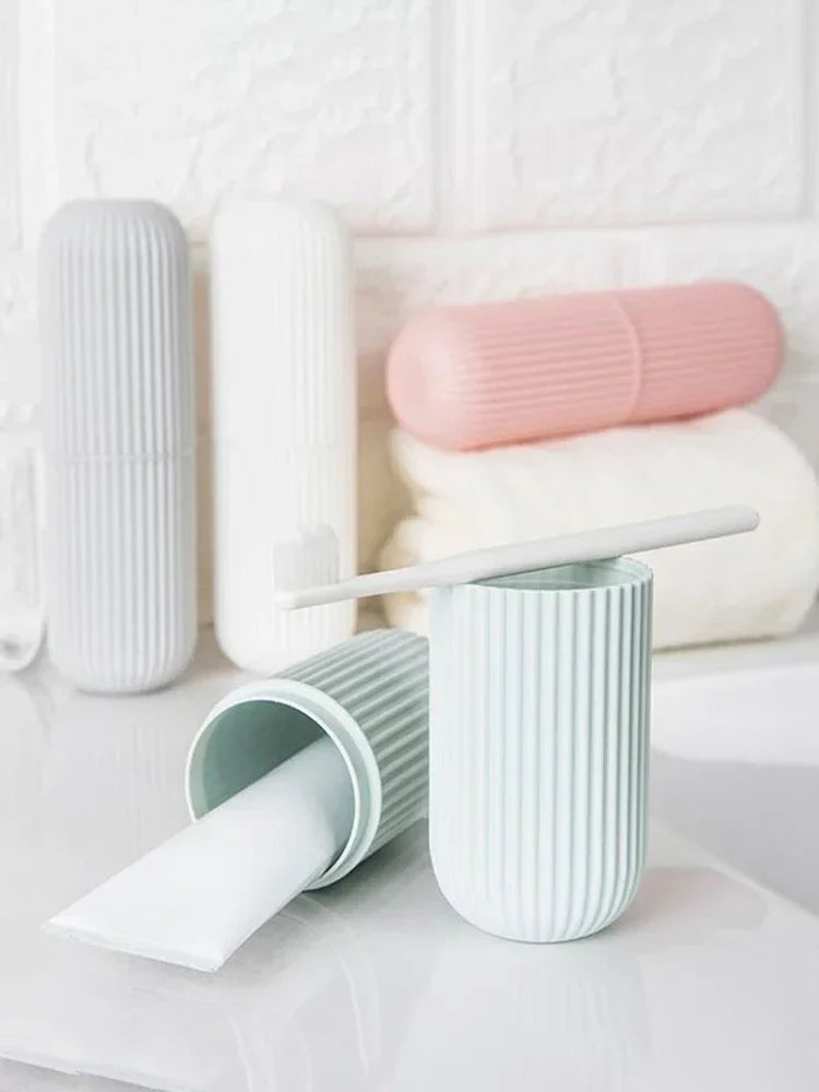 Tasse Porte-Brosse à Dents Portable — Organisateur Voyage Salle de Bain