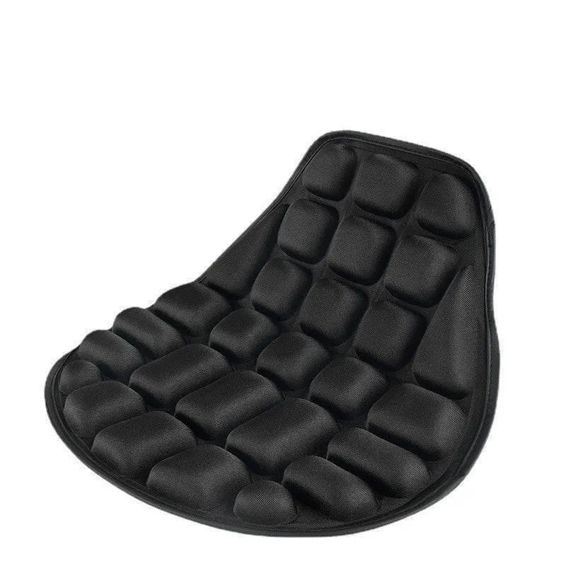3D Black Foam Motorcycle Seat Cushion, Soft, Comfortable, and Breathable, EVA Seat Covers, Mat, Electric Bike Accessories