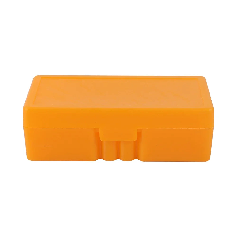 Boîte à balles tactique 50/100 cartouches, boîte de rangement de transport de munitions pour pistolet de 9mm, étui à balles dur rabattable, accessoire de chasse