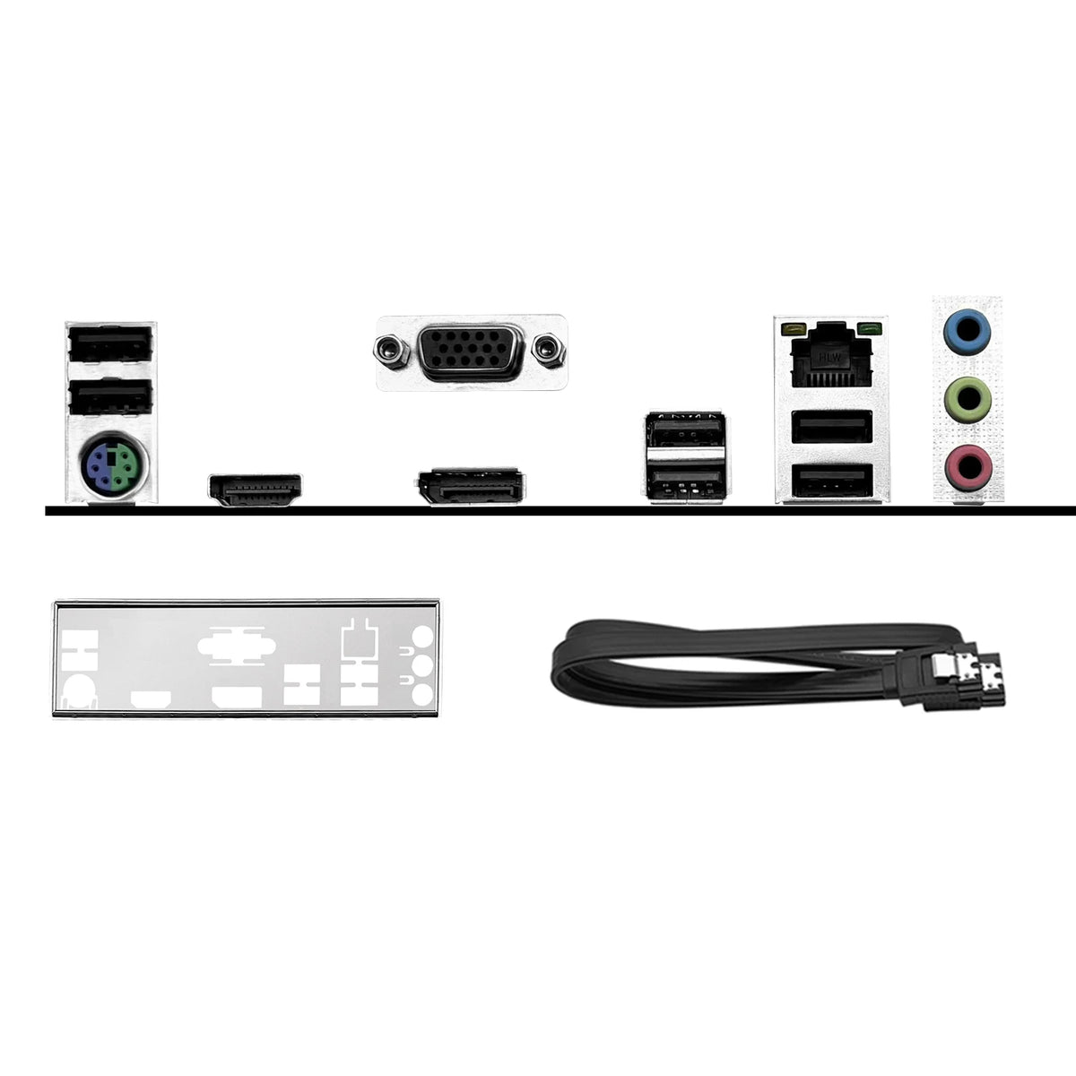 La carte mère MACHINIST B450M-AM4-K ADM prend en charge la série AM4 (processeur Ryzen 1-5) RAM DDR4 double NVME M.2 avec interface HDMI VGA DP