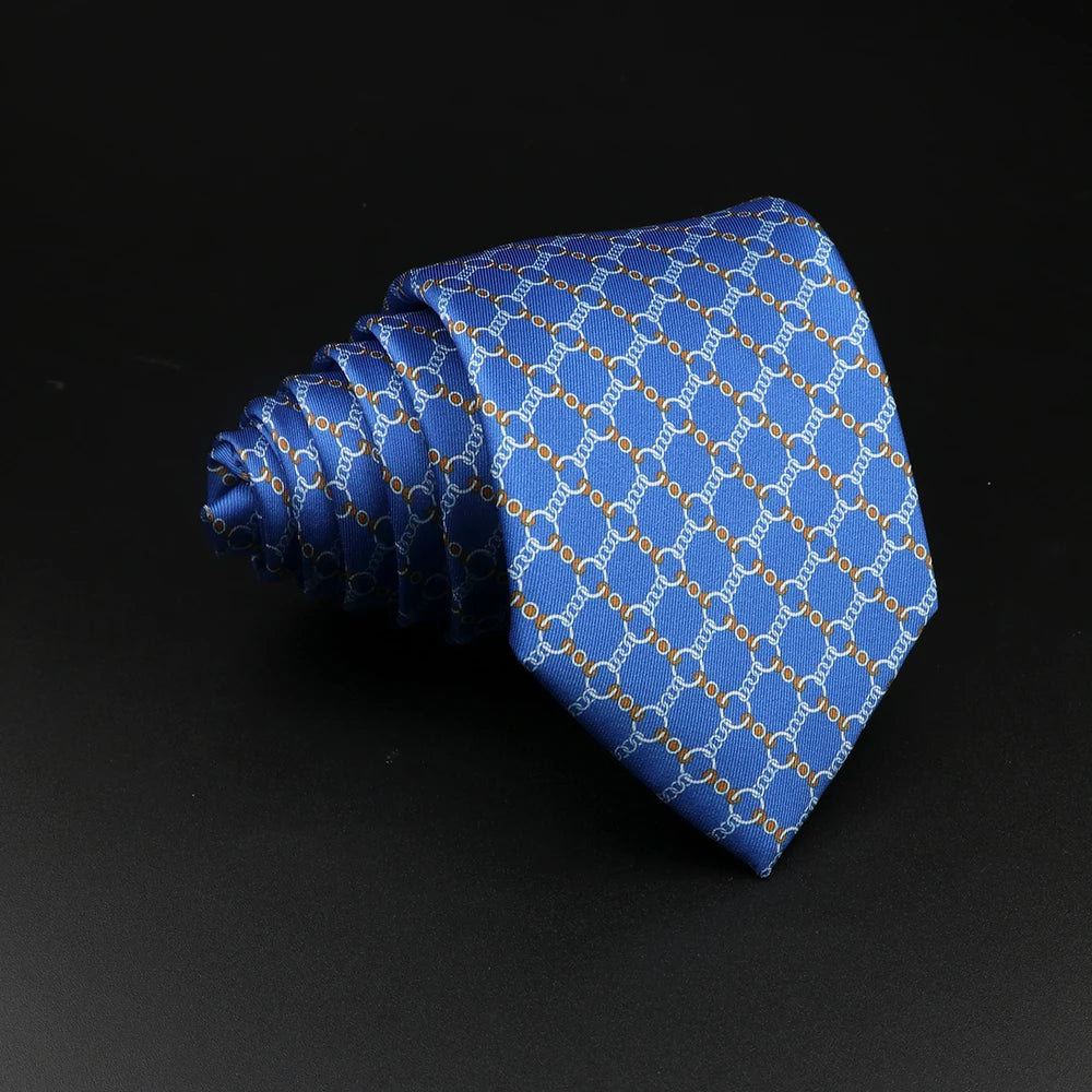51 Estilos hombres corbatas de seda Jacquard a rayas a cuadros corbata floral accesorios uso diario camisa traje corbata regalo de fiesta de boda