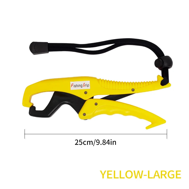 Pince à poisson ShareShark en plastique ABS blanc avec corde réglable, pince à lèvres flottante, outils de pêche