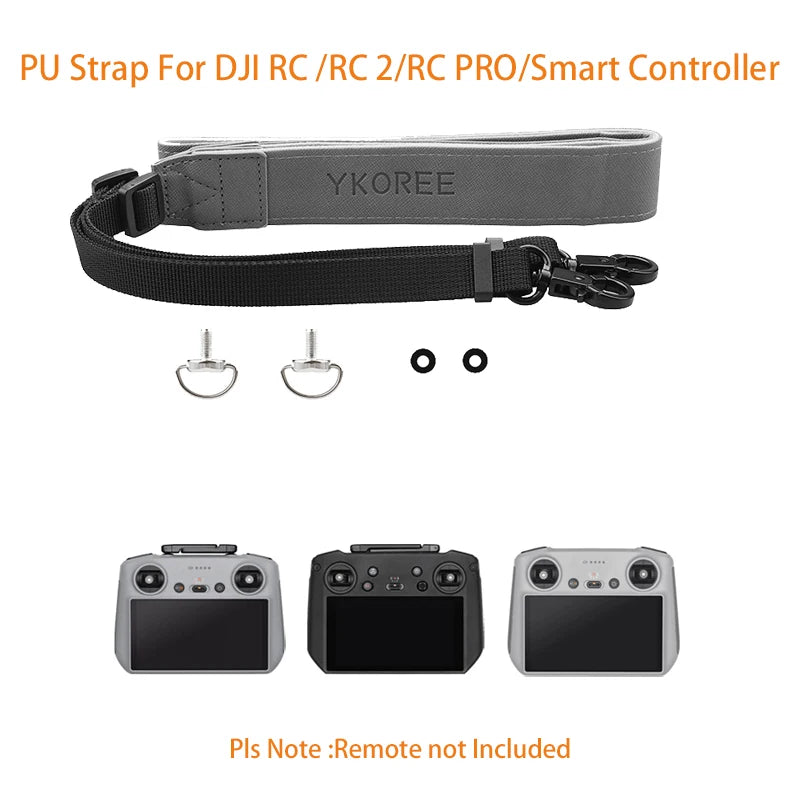 Lanière de cou avec vis pour télécommande drone — compatible drones RC, accessoires