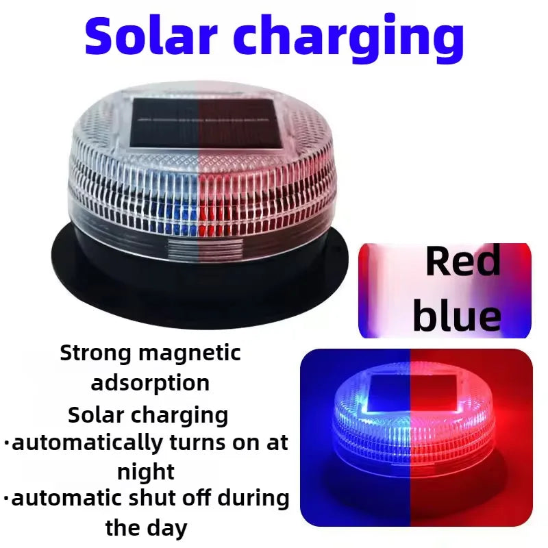 Lumière d'urgence LED pour voiture, clignotante, à induction magnétique, pour accident routier, lumière stroboscopique portable d'avertissement