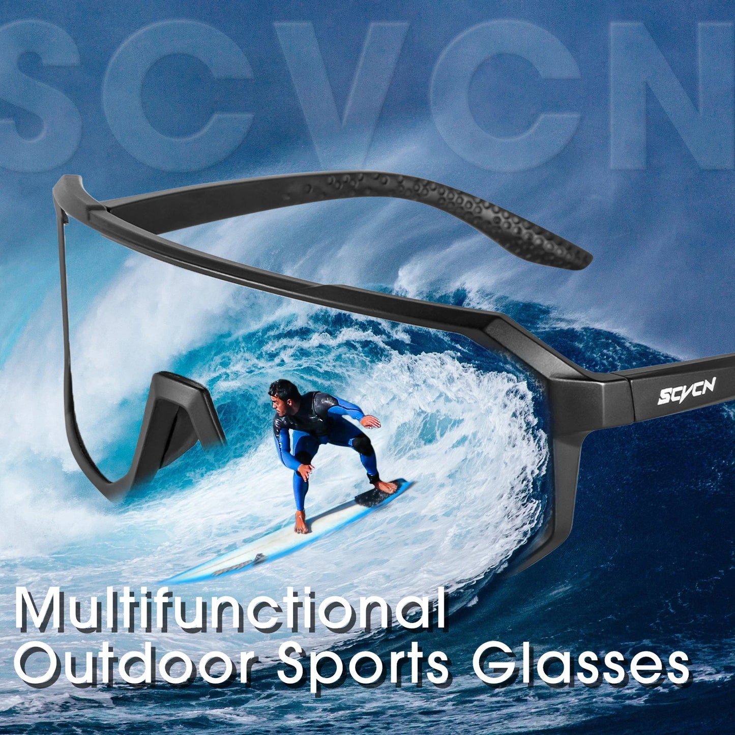 Lunettes Cyclisme UV400 VTT — Équitation Randonnée Sports Extérieur