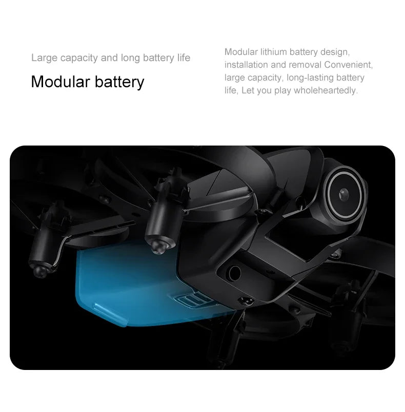 Drone GPS 8K HD professionnel — double caméra, évitement d'obstacles, moteur brushless, flux optique
