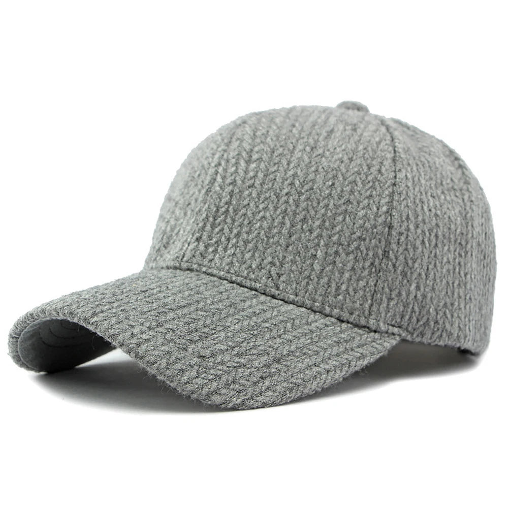 FS Luxury Brand Grey Beige Baseball Caps for Men, High Quality Wool Hat for Women, Brown Streetwear Trucker Cap, Men's Cap 2026