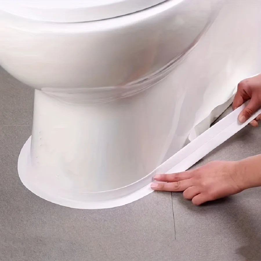 Cinta de sellado de PVC autoadhesiva para bañera, 3.2M, resistente al aceite, adhesivo de pared para esquina de borde de fregadero de cocina, tira de sellado impermeable para inodoro