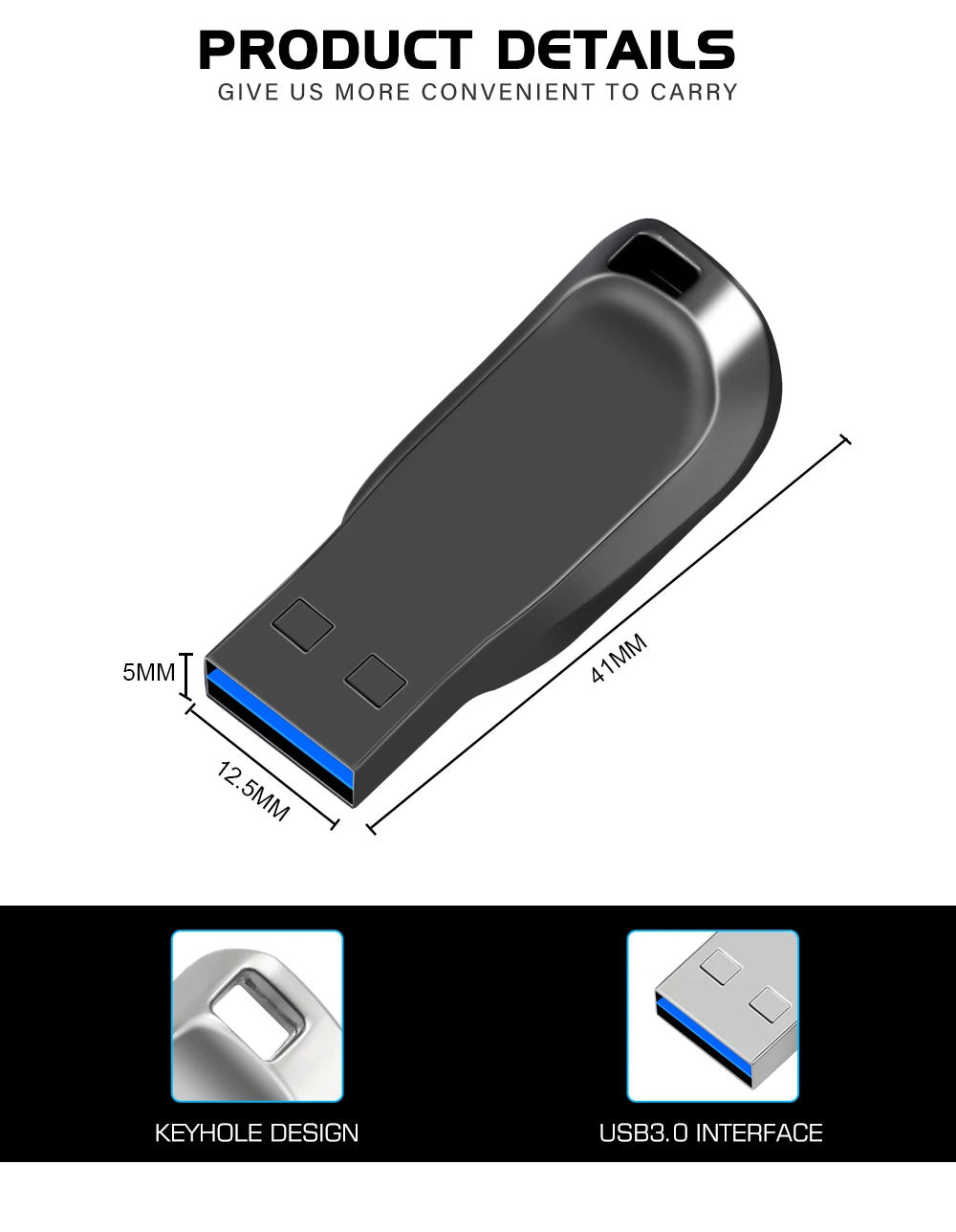 Clé USB 128GB 64GB 32GB 16GB 3.0 PenDrive haute vitesse 128GB 64GB clé USB 32GB 16GB clé USB