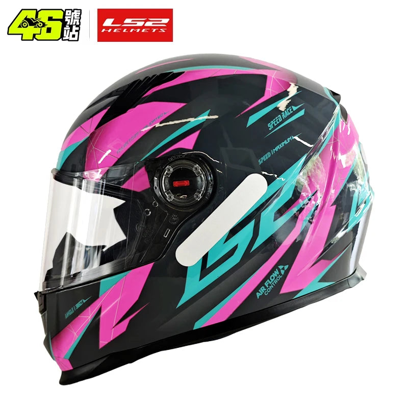 LS2 Draze Casco integral Masculino para mujeres ls2 FF358 Motocross carrera hombre mujer Casco Moto Casco sin bomba aprobado ECE