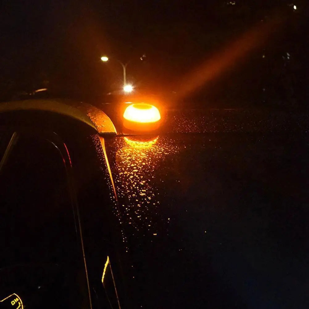 Signal lumineux d'urgence pour voiture d'espagne V16, lumière stroboscopique magnétique, Rechargeable par USB, Induction S0B9