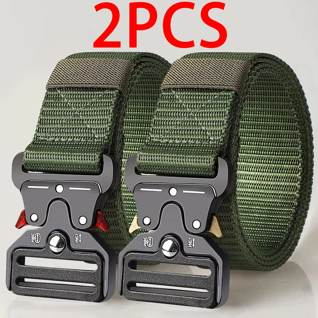 Men's Versatile Tactical Belts – Durable & Adjustable Design – For Outdoor Sports Enthusiasts, Pair with Jeans, for Men and Women