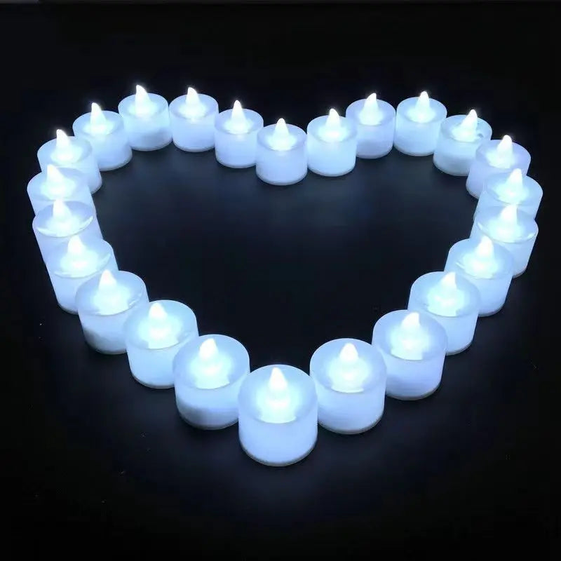 Battery Powered LED Candle, Flameless Fake Tea Light, for Wedding, Birthday Party, Home Decoration, Chandelier