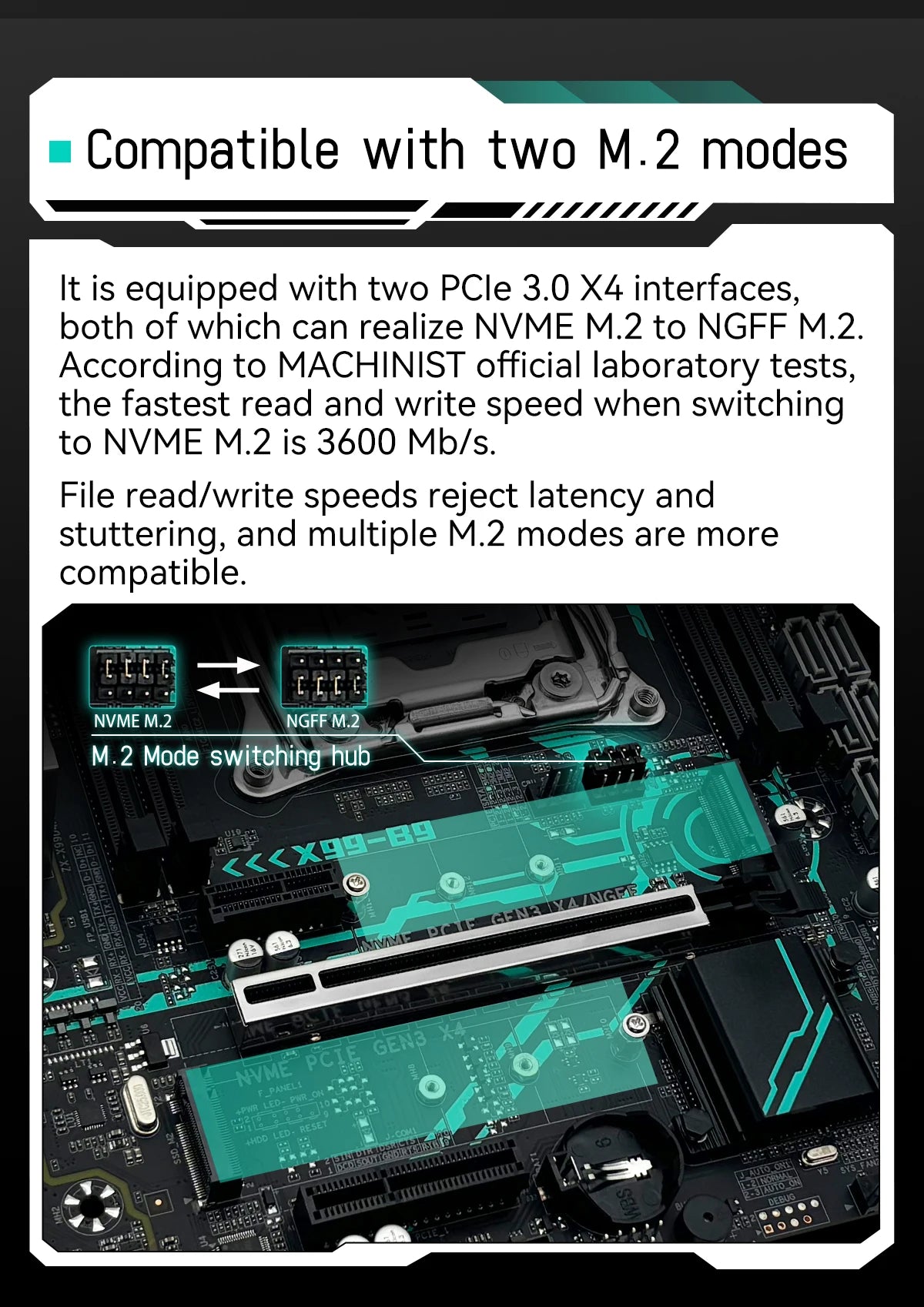 Carte mère MACHINIST X99 B9 LGA2011-3, kit Xeon E5 2650 V4, processeur compatible DDR4 RAM M.2 NVME SATA M-ATX pour ordinateur de jeu