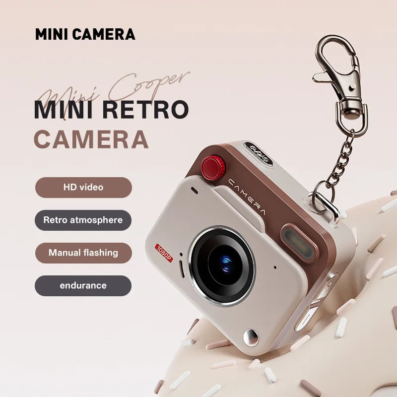 New Retro CCD Mini High Definition Digital Camera Pixel Student Campus Photography Recording Small Size Easy to Carry Camera