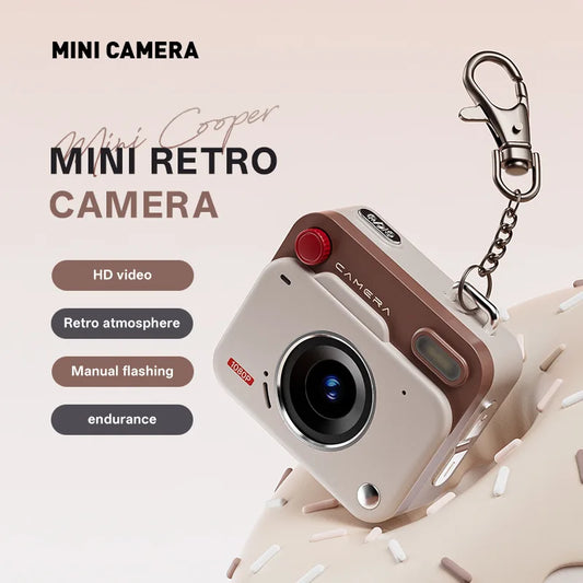 Nouveau CCD rétro Mini appareil photo numérique haute définition Pixel étudiant Campus photographie enregistrement petite taille facile à transporter appareil photo