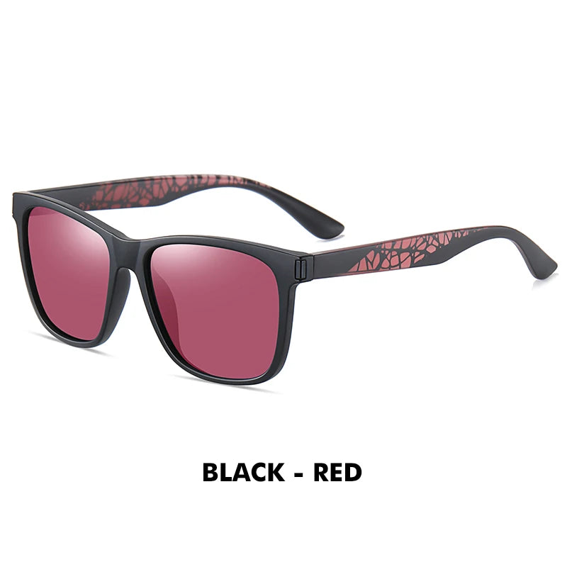 Classique Vintage lunettes de soleil polarisées homme mode léopard cadre rétro lunettes femme UV400 Anti-éblouissement lunettes de soleil homme