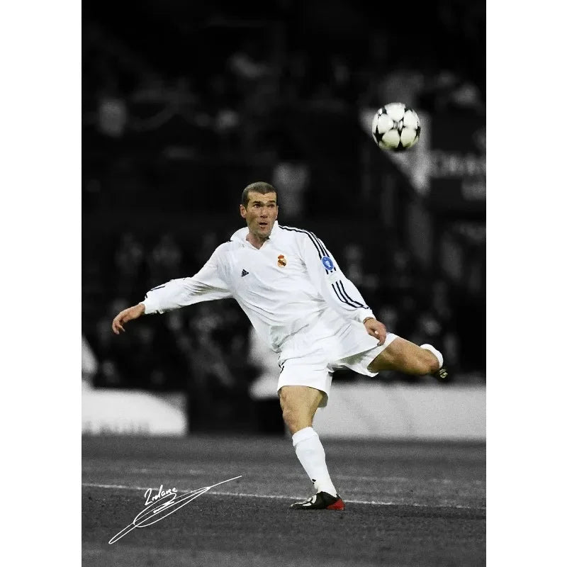 Affiche Toile Portrait Joueur de Football Style Moderne — Décoration Murale Salon