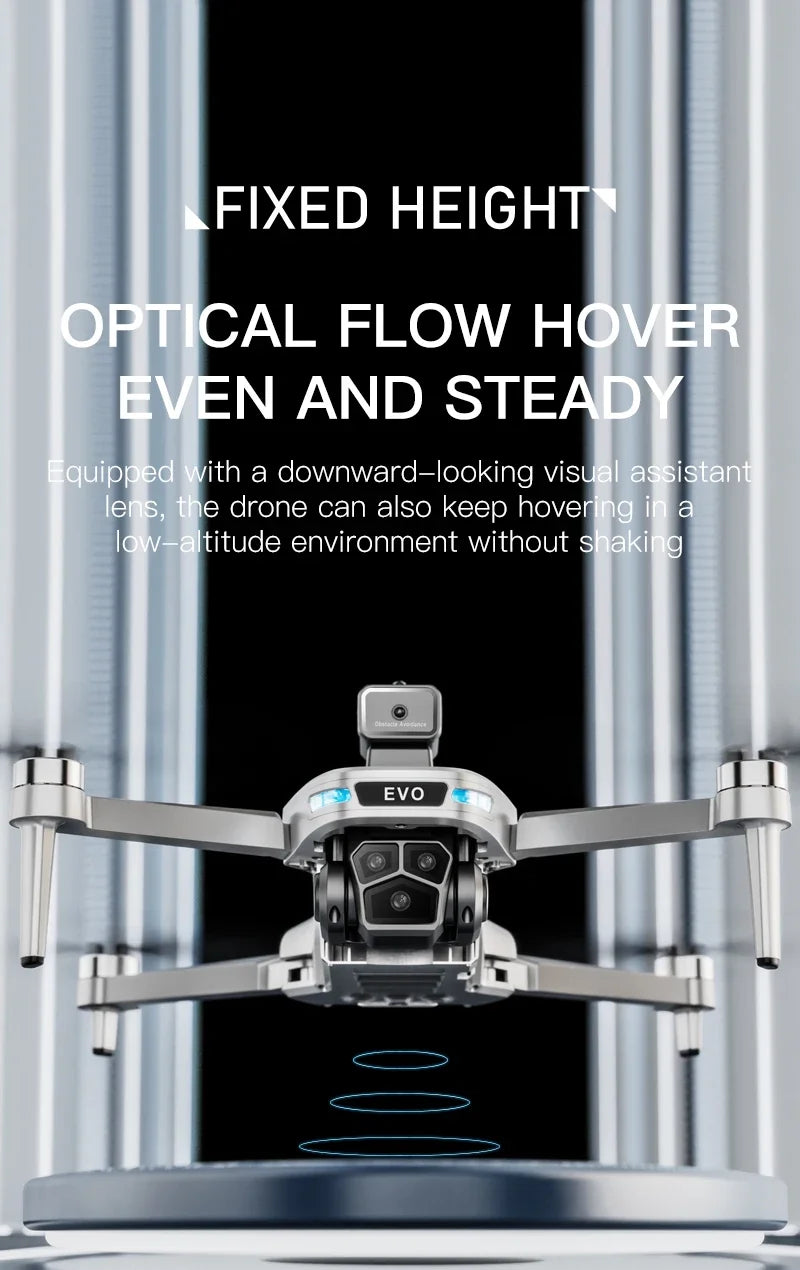 Drone GPS 8K professionnel — évitement d'obstacles, télécommande grand écran, pliable, moteur brushless