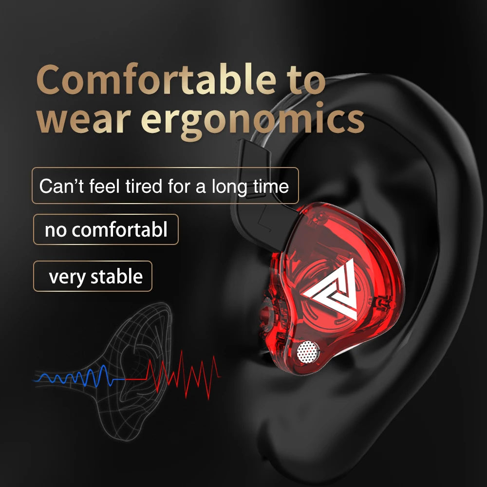 Écouteurs filaires HiFi 3,5mm — pilote cuivre, basse stéréo, sport, musique, avec micro