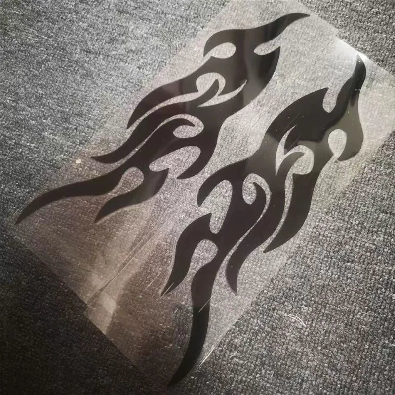Autocollants réfléchissants de flamme de Moto, bande de feu fraîche auto-adhésive, autocollants modifiés, décoration de carrosserie de Moto, fournitures de Voiture