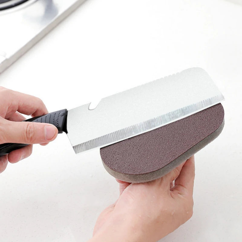 Éponge magique émeri, brosse, lingette, gomme, nettoyeur, cuisine, bain, rouille, forte décontamination, outils de nettoyage avec poignée, outils ménagers