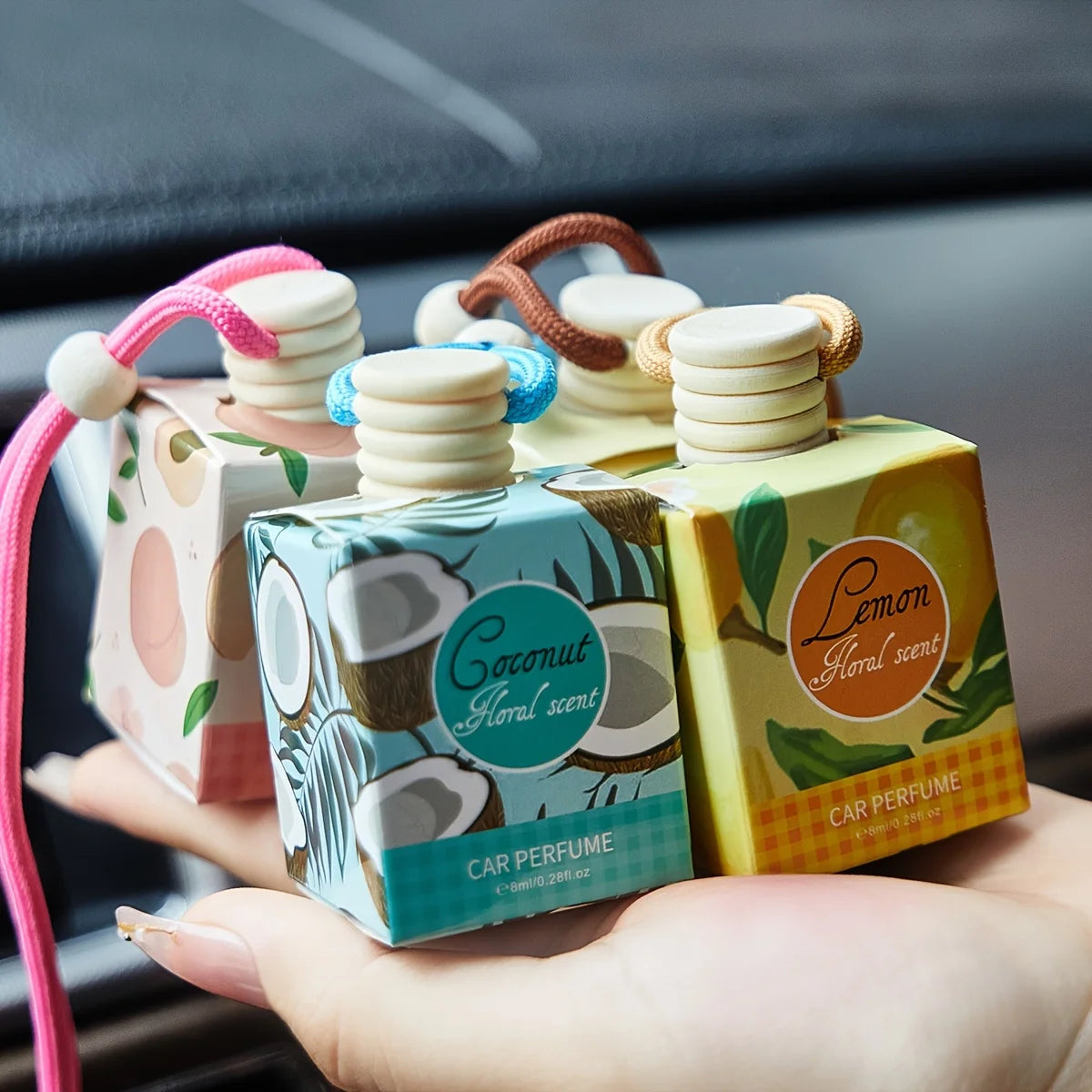 Désodorisant de voiture, parfum longue durée, adapté à la voiture, à la maison, au bureau, à la salle de bain, à la chambre à coucher, aromathérapie intérieure de voiture