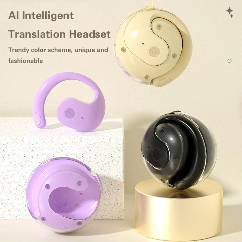 Casque à Conduction Osseuse Bluetooth — Oreille Ouverte, Sport, Suppression Bruit, Sans Fil