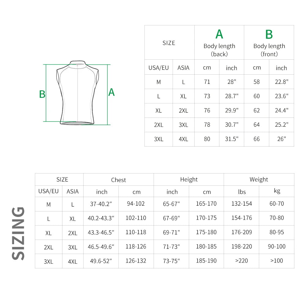 Gilets de cyclisme nuit sécurité pour hommes — sans manches, sport, VTT, vêtements vélo route