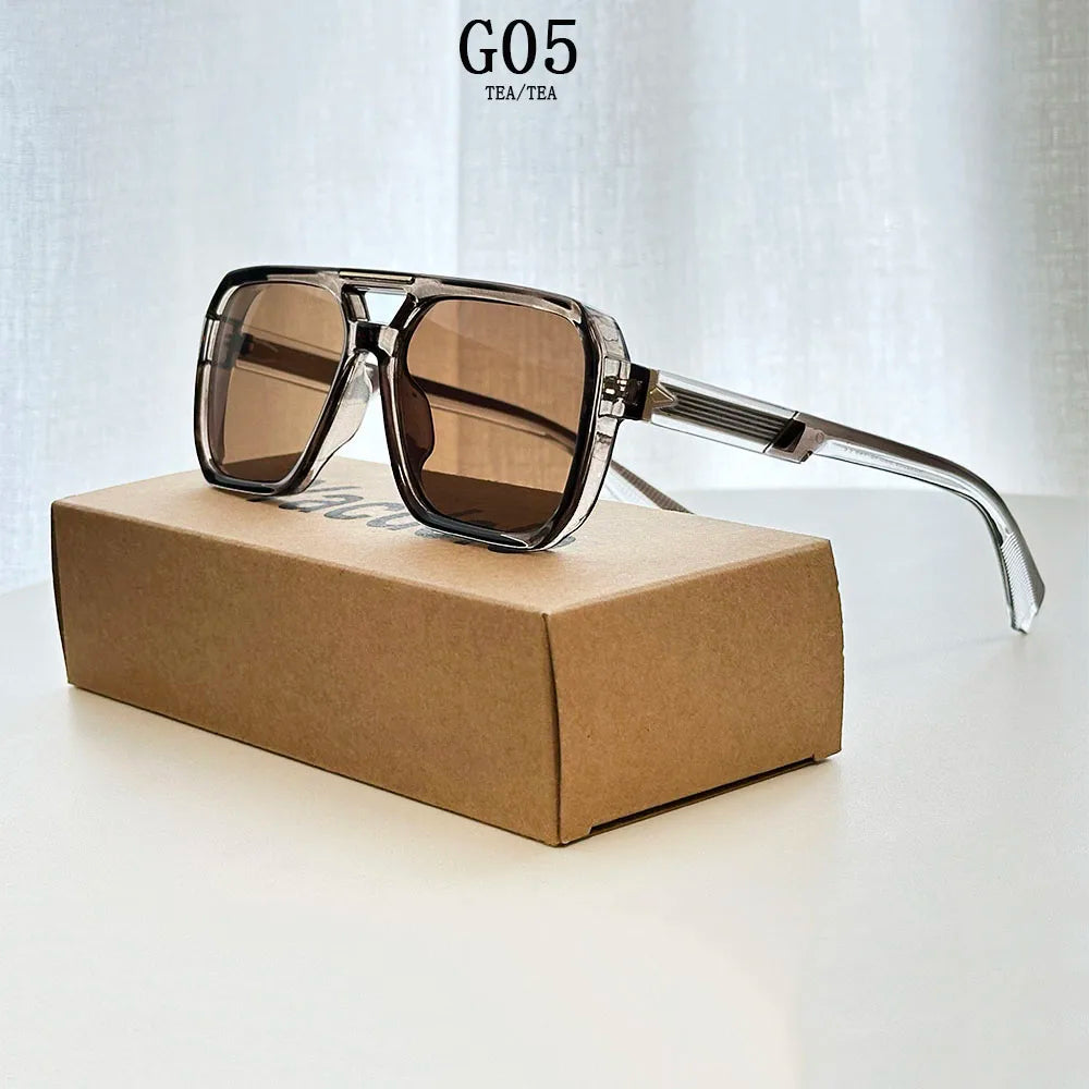 Lunettes de soleil de vacances pour hommes vintage — femmes, extérieur, tendance, crème solaire, livraison directe