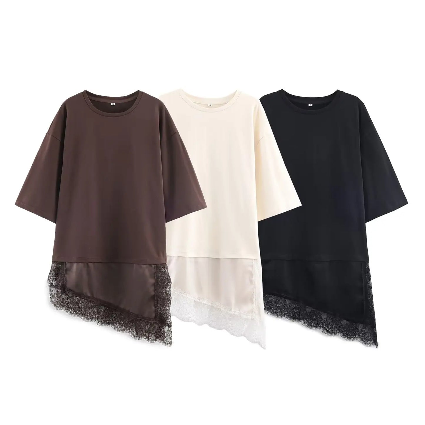 T-shirts femmes vintage — style décontracté, coupe tendance, plusieurs coloris