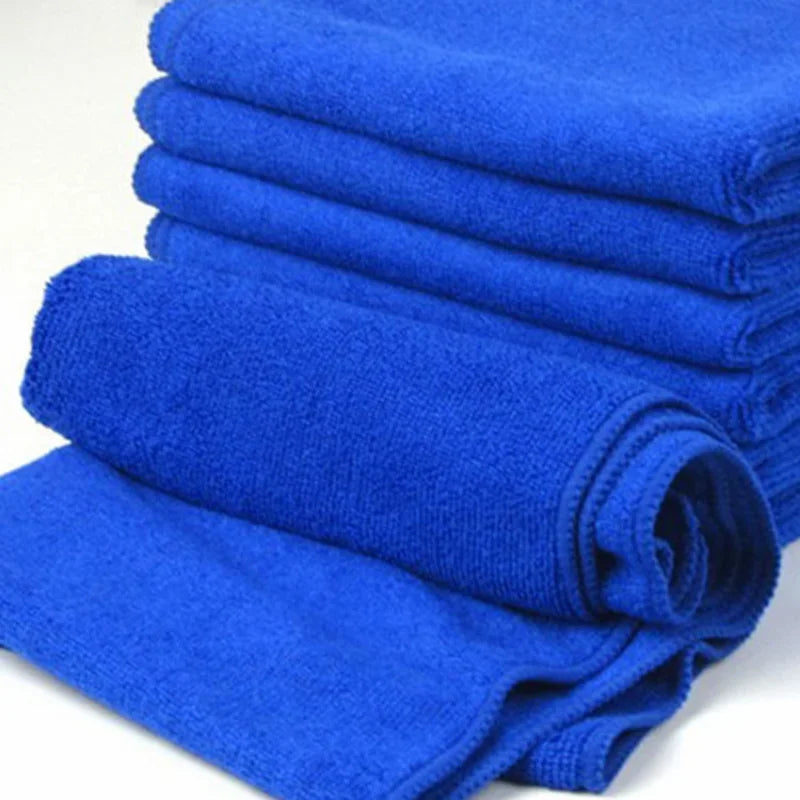 Serviettes Microfibre Lavage Voiture Séchage — Chiffons Nettoyage Polissage 1-20 Pièces
