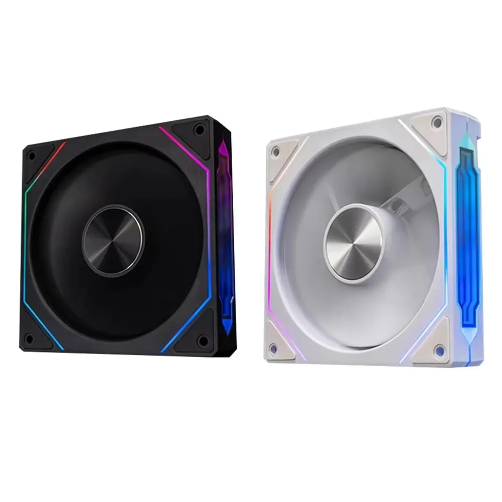 ICE baleine prisme 4RS ARGB PC boîtier ventilateur 120mm Infinity miroir conception carte mère éclairage synchronisation 4PIN PWM CPU refroidisseur ventilateur