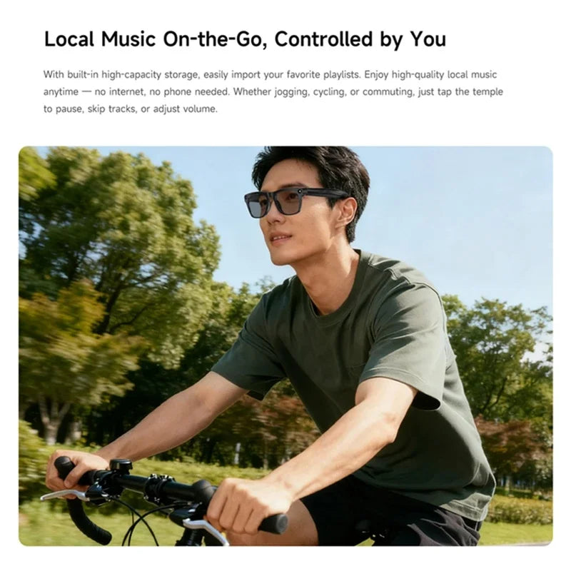 Lunettes intelligentes AI 8K HD photochromiques — Bluetooth, caméra, appel, musique, traducteur