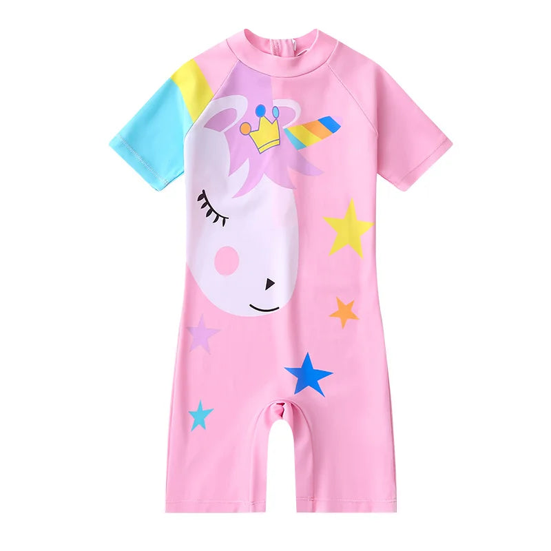 Maillots de bain pour enfants nouveau maillot de bain une pièce pour garçons et filles petits enfants grands enfants Protection solaire ensemble de natation de printemps chaud