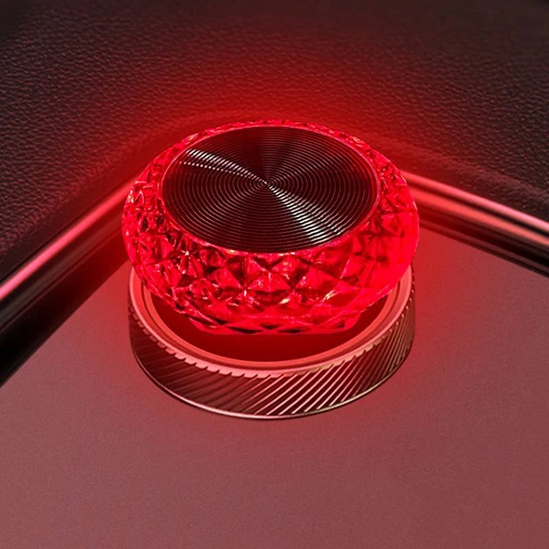 Mini luz ambiental LED USB portátil para coche, luces ambientales decorativas para interior de automóvil, luz ambiental, luz de ordenador, Plug Play