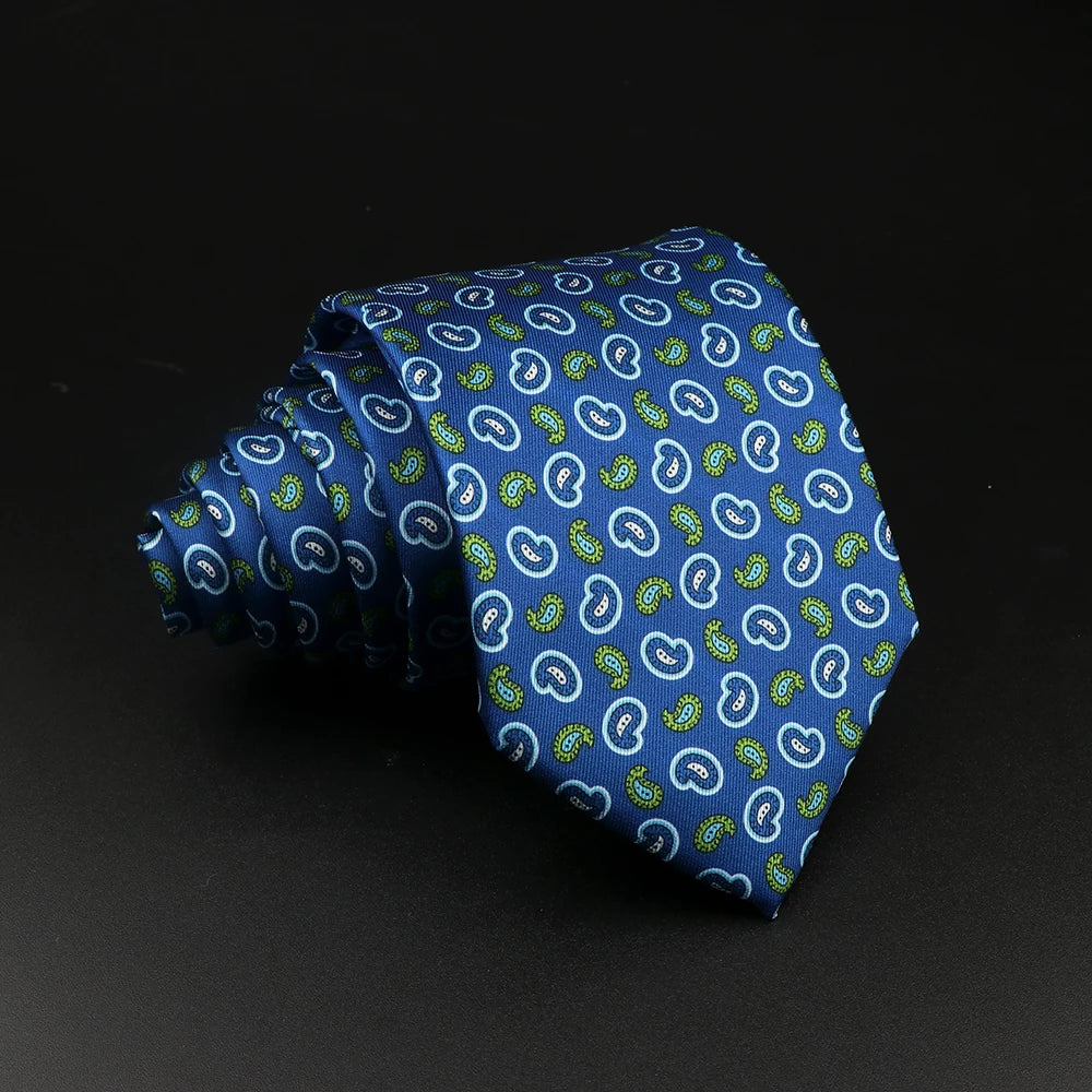 51 Estilos hombres corbatas de seda Jacquard a rayas a cuadros corbata floral accesorios uso diario camisa traje corbata regalo de fiesta de boda
