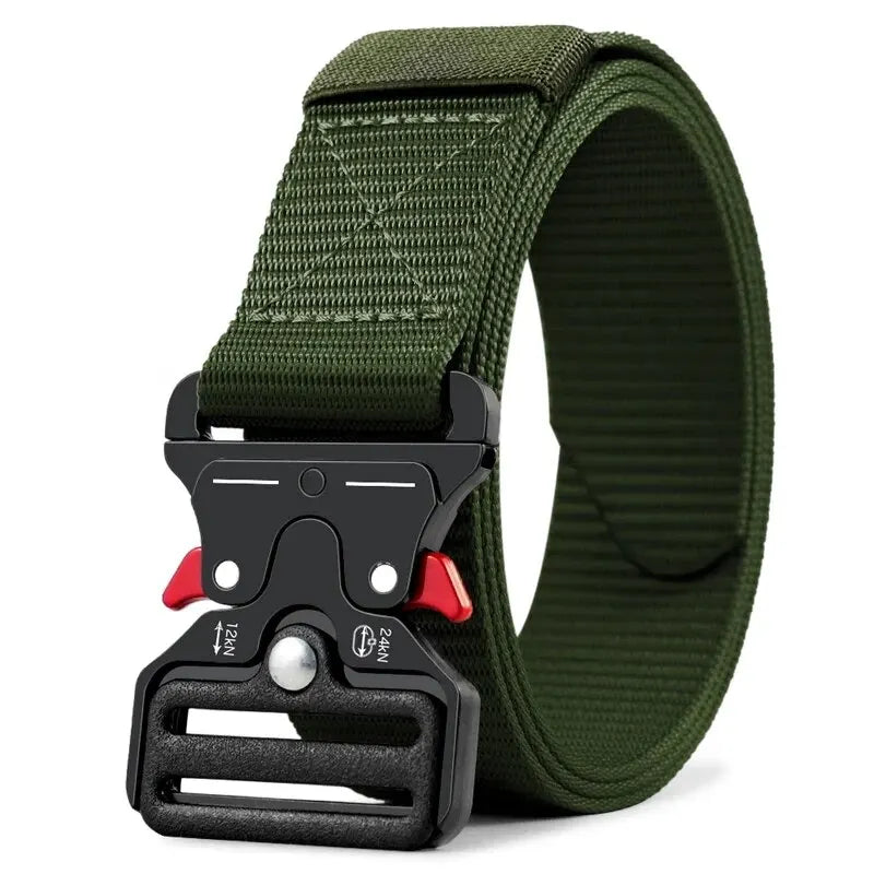 Multifunctional outdoor belt for men, high-quality canvas for nylon, luxury belt for men, sports jeans for women