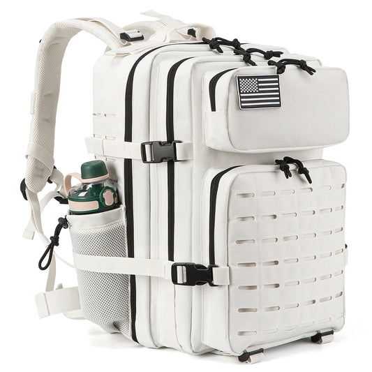 Sac à Dos Tactique Plein Air 25L/45L Homme Femme — Randonnée École Porte-Bouteille