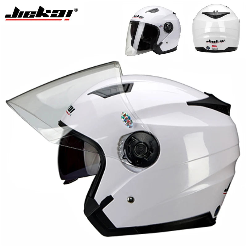 Motorcycle Helmet Go Kart Scooter Engine Van Motorbike Double Lens Vintage Helmets Four Seasons Racing Half Helmets Helmet