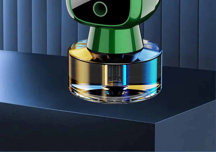 Désodorisant de voiture Intelligent diffuseur d'arôme de voiture Rechargeable AI yeux intelligents 4 niveaux de diffuseur de voiture Intelligent réglable cadeau