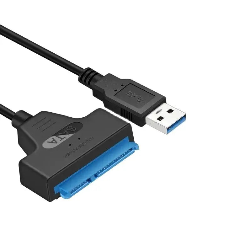 Câble Coolcirc SATA vers USB 3.0 jusqu'à 6 Gbps pour disque dur SSD externe 2.5 pouces adaptateur SATA cordon USB 3.0 vers SATA III