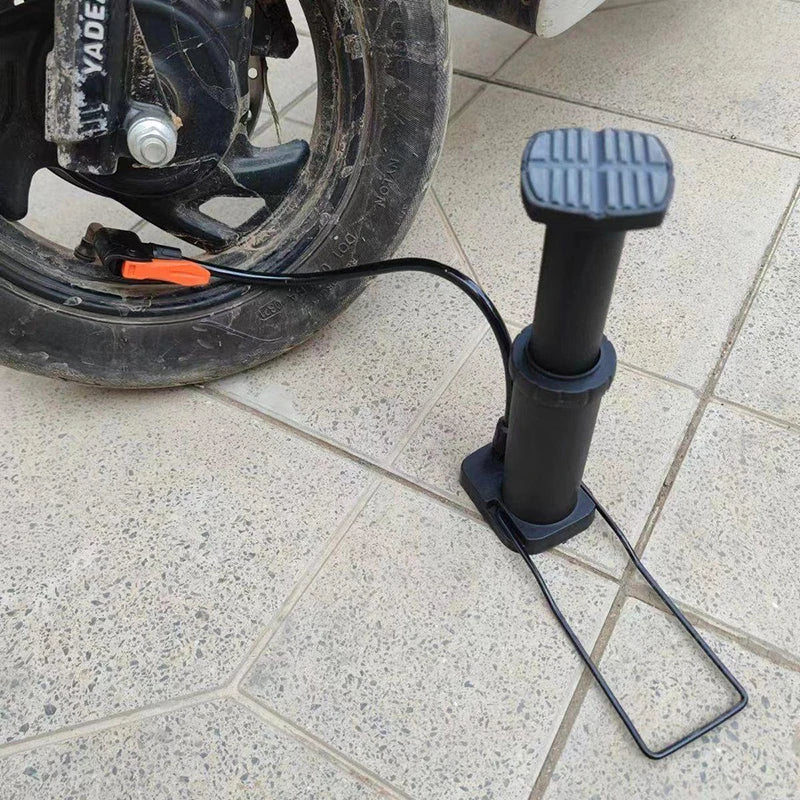 Pompe à pied pour moto, vélo, voiture, anneau de natation, pédale à bille, Compact, économie de travail, gonflage, pompe multifonction domestique