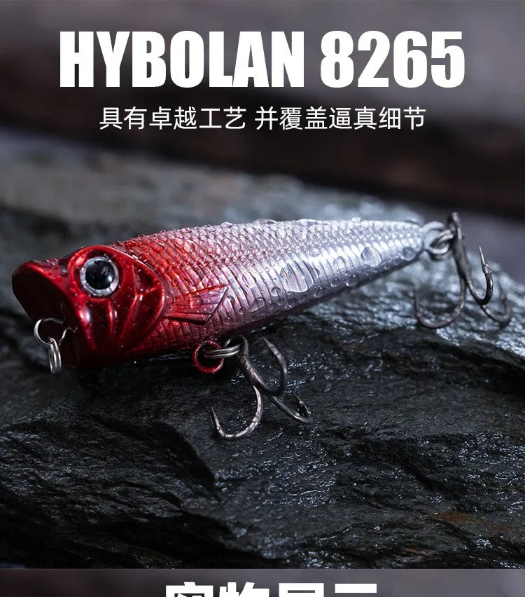 Mini Popper Leurre de Pêche Flottant — 5.3cm / 4.5g Wobbler
