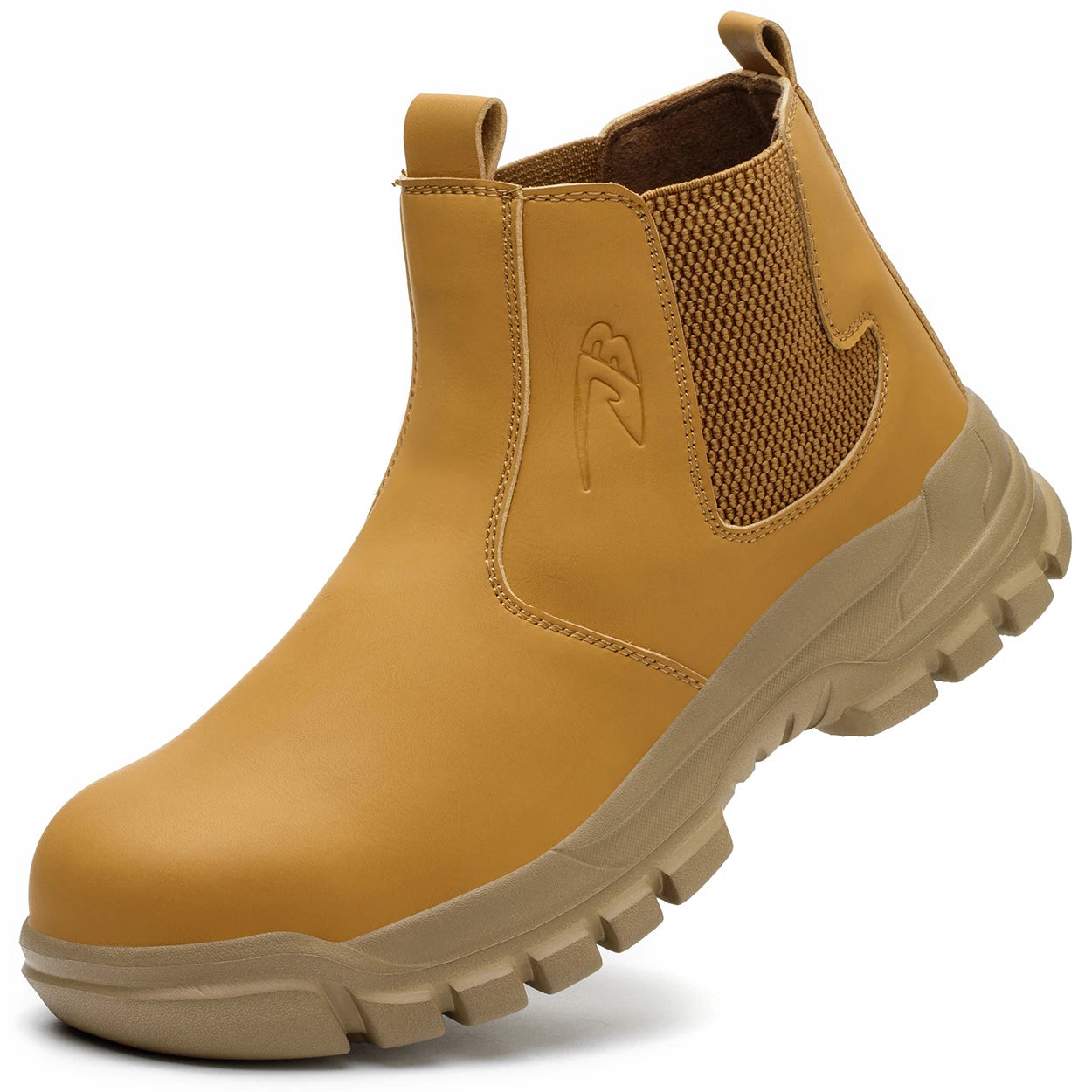 Men's Waterproof Safety Work Boots, Steel Toe Shoes, Anti-Impact and Puncture-Resistant, Tactical Hiking Boots for Outdoor Adventure