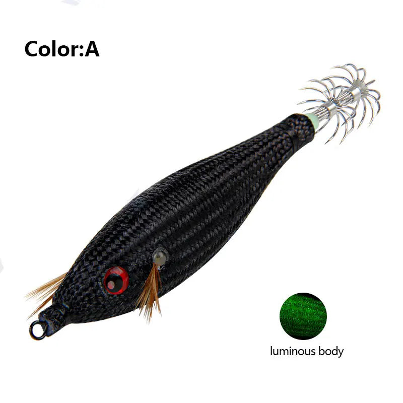 Accessoires de pêche 78Mm 10G, gabarit de calmar flottant, leurre de pêche au gabarits, crochet de calmar artificiel en plastique pour outils de pêche en bateau de mer