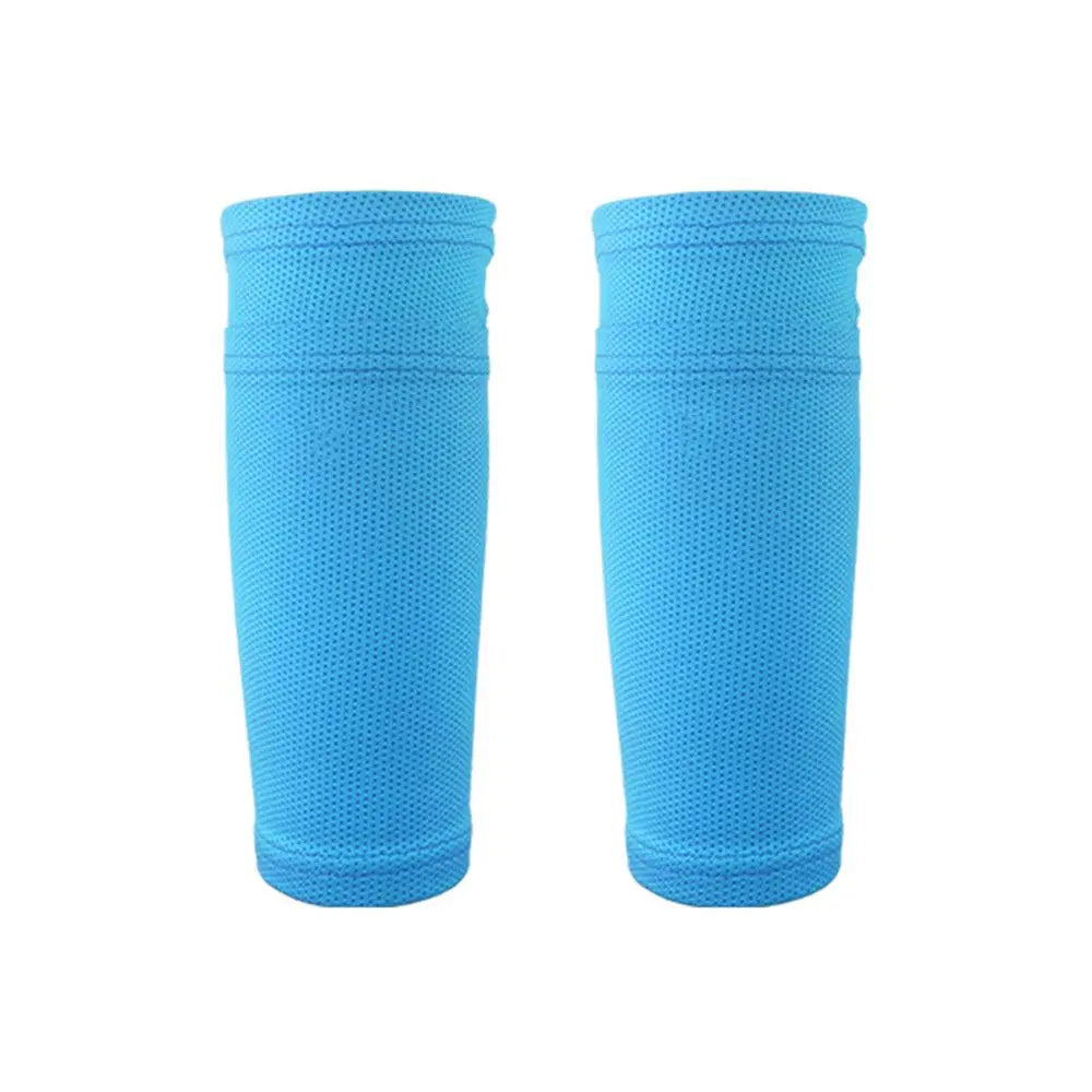 Manchons Porte-Protège-Tibias Football Nylon — Respirants, Enfants & Adultes