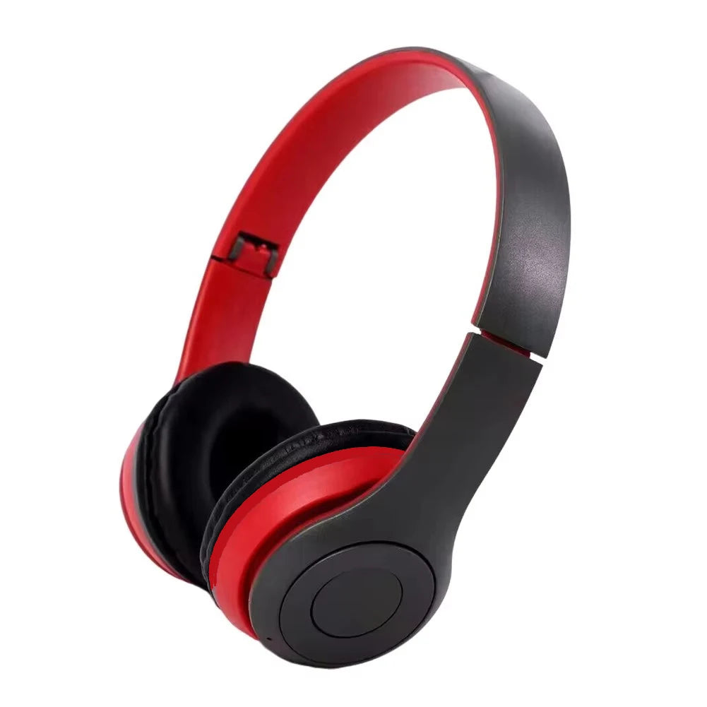 P47 Bluetooth 5.0 Wireless Headphones, Foldable, Hi-Fi Stereo Bass for Music, Gaming, for Kids Girls, for Smartphone